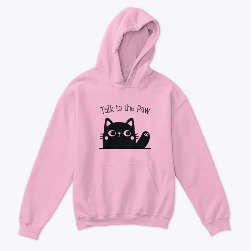 Talk to the Paw - Kawaii Black Cat