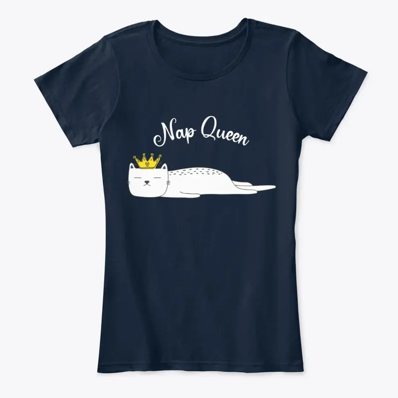 Nap Queen - Cat with Crown