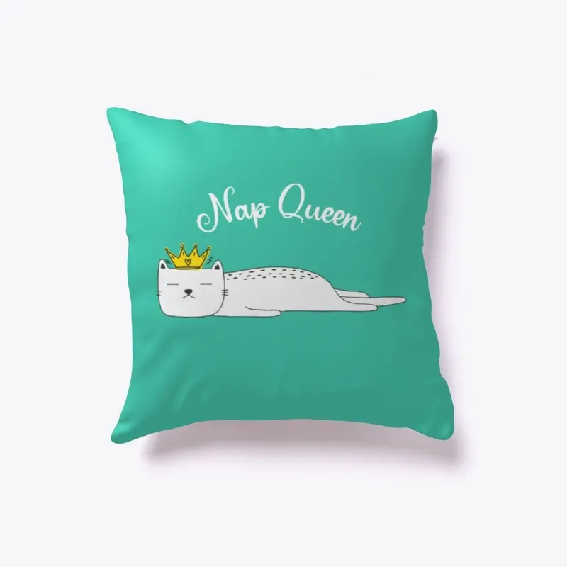 Nap Queen - Cat with Crown