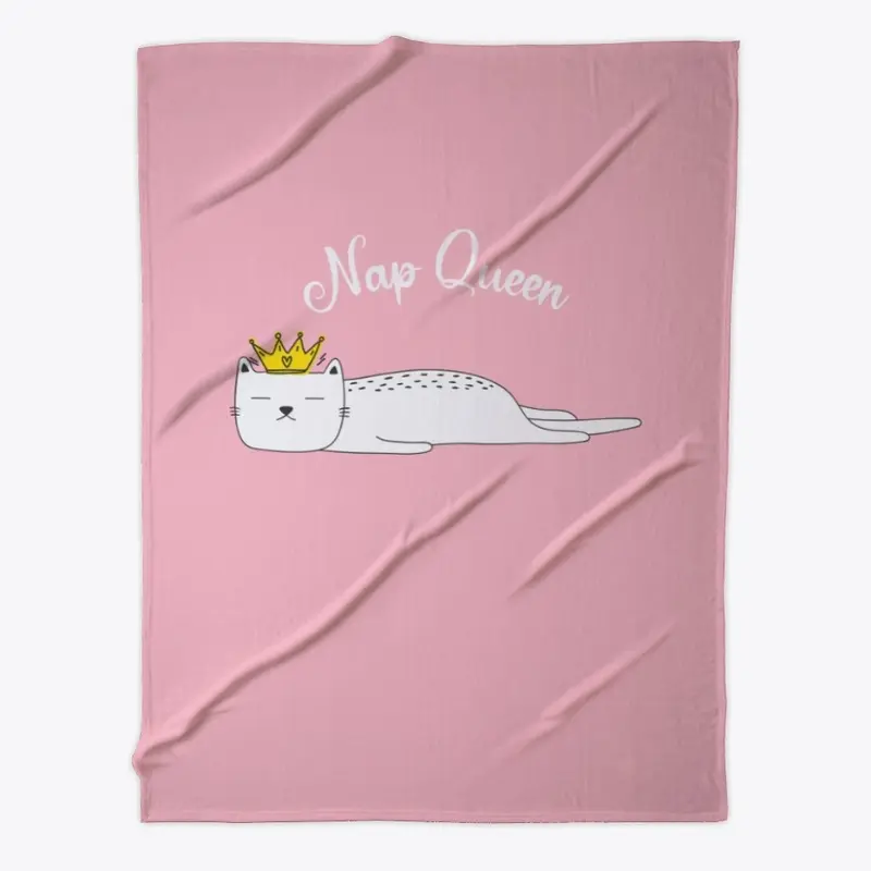 Nap Queen - Cat with Crown